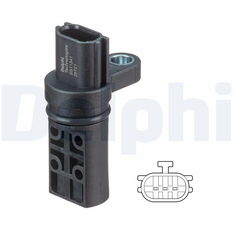 Delphi SS11341 Crankshaft Speed Sensor Nissan Primera 2.0 02-/ X-Trail 02-/ Pathfinder 3.5 V6 00-04 / Infiniti Fx35 03-08