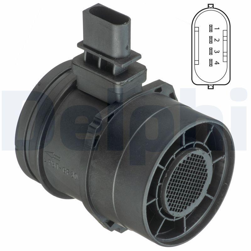 delphi af10394-12b1 air flow meter image, technical specifications of delphi af10394-12b1 Delphi AF10394-12B1 Air Flow Meter - Essential for 04-Vito Vehicles | 12V Delphi AF10394-12B1 Air Flow Meter - 04-Vito air-flow-meter, delphi, 04-vito, vehicle-maintenance, car-accessories, automotive-parts, engine-efficiency, precision-measurement, 12v, ai-generated