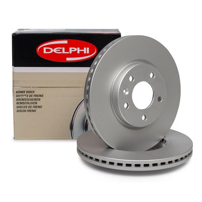 Delphi Front Brake Discs for Opel Astra F 1.6 - Air-Cooled Disc Set — DELPI, Brake Rotors & Drums