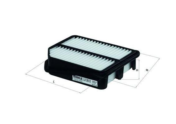 Mahle LX2612 Air Filter Grand Vitara (Jt) 1.6:2.0:1.9 DDiS 06 — Air & Cabin Filters