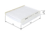 BOSCH Pollen Filter 1987432203 - Cabin Air Filter for Honda Civic (2006) — Air & Cabin Filters