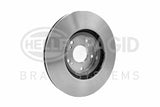 HELLA Pagid Brake Disc 8DD355110-301 - Front Ventilated for Honda Civic VII 2001-2005 — Brake Rotors & Drums
