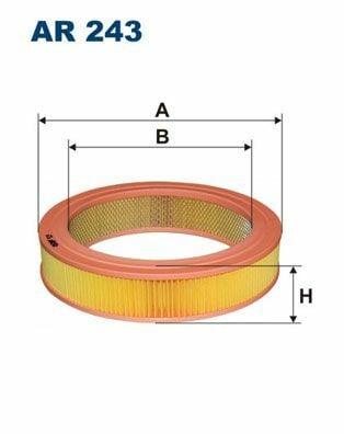 FILTRON AR243 Air Filter for Mazda 626 (1988-1991) — Air & Cabin Filters
