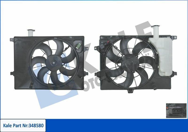 Kale Radiator Fan - Complete Kit for i30, Kia Ceed, Elantra (2011-) — Radiators & Fans