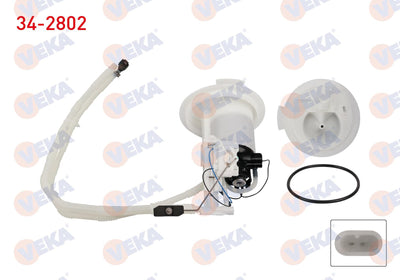 Veka 34-2802 Fuel Tank Level Float Mercedes C Series (W204, S204) C180 Komp, C200 Komp — Fuel Delivery