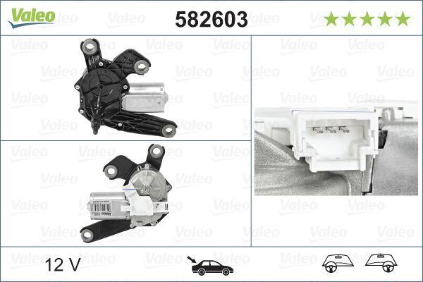Valeo 582603 Wiper Motor Rear 01-11 Pt.307-1007-C2-C3-C3 II-C4