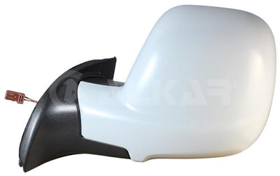 Alkar 9239867 Outer Rear View Mirror Left Electric Heated Primed (5 Pin) Peugeot Partner 2013 — Mirrors