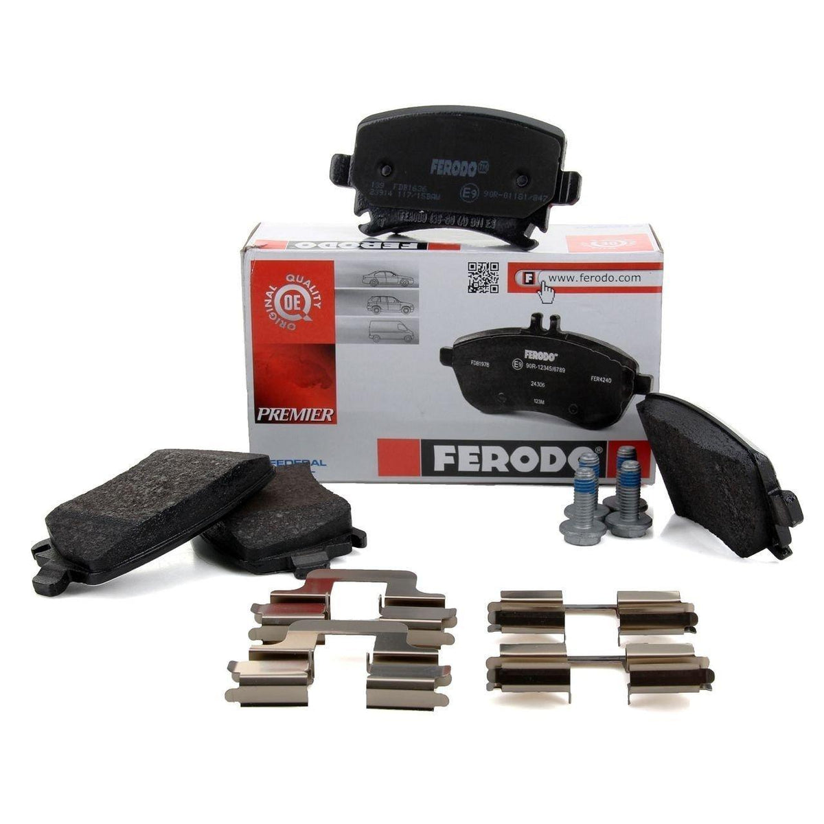 Ferodo Rear Brake Pads - Volkswagen Golf 6