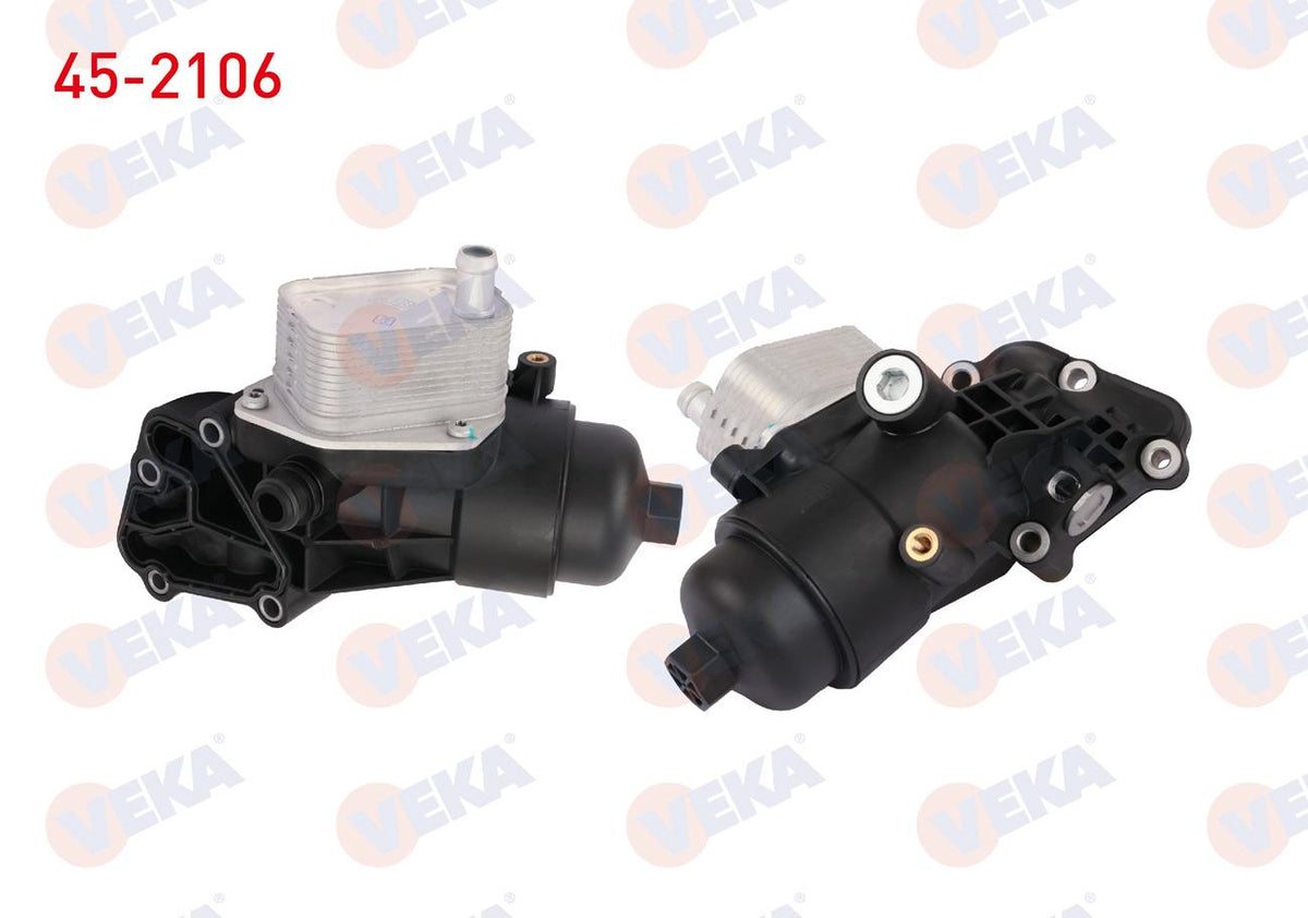 Veka 45-2106 Oil Cooler Complete (Blocked) Hyundai Accent Era 1.5 CRDi 09-11 / Blue 1.6 CRDi 12-/ i20 1.4 CRDi 0 — Oil System