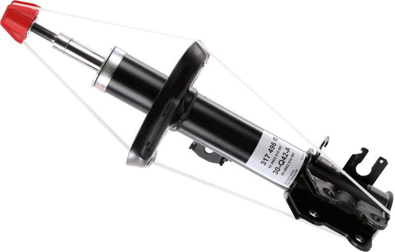 Sachs 317496 Opel Corsa E 14-18 1.0/1.2/1.4 Turbo/1.3 CDTi Front Right Shock Absorber — Shocks & Struts