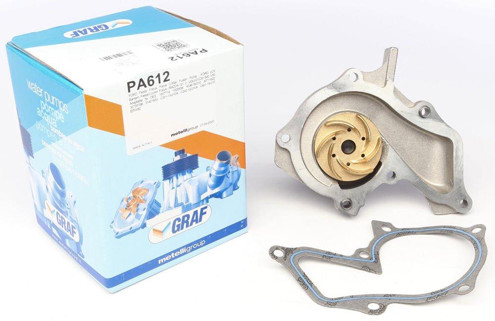 Graf PA612 Water Pump Ford Focus 98-04 1.6 Gasoline Fiesta IV-V 96-08 Fusion 02 1.2-1.6 — Water Pump & Thermostat