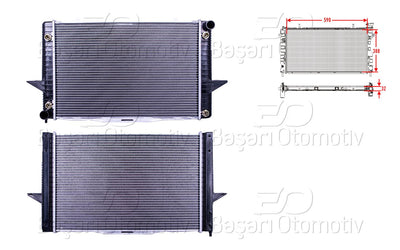 Wisco 3113228-00 Water Radiator Brazing At 590X388x26 Volvo S70. 850 Turbo 96 > — Radiators & Fans