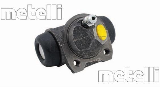 Metelli 04-0599 Brake Cylinder Left R19 - Durable Cast Steel Construction — Brake Hydraulics