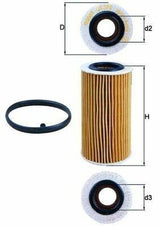 MAHLE OX370D1 Oil Filter - Replacement for S40 V70 2.5 — Oil Filters