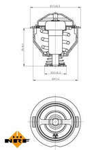 NRF Thermostat - VW A4 Passat 2008-2015 2.0 TFSI — Water Pump & Thermostat