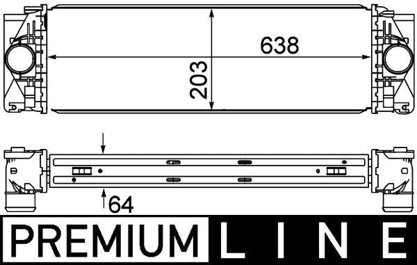 Mahle CI369000P Turbo Radiator Crafter Sprinter W906 T5 2.0/2.5 TDI 06- — Radiators & Fans