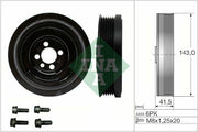 ina 544018220 crank pulley front view, ina 544018220 crank pulley side view, ina 544018220 installation guide INA 544018220 Crank Pulley - OEM Replacement for VW Polo, Audi A1, Seat Toledo, Skoda Fabia | 43.5mm Width INA Crank Pulley - OEM Replacement for VW, Audi, Seat, Skoda ina, crank-pulley, vw-parts, audi-parts, seat-parts, skoda-parts, car-maintenance, mechanic-tools, car-owners, ai-generated