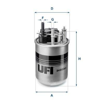 UFI Fuel Filter 11 Juke 1.5 dCi — Fuel Delivery
