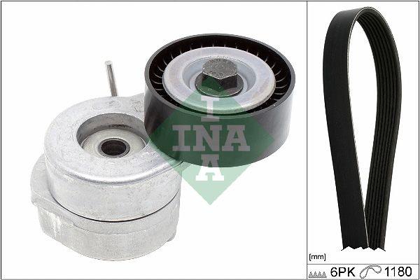 INA 529028610 Alternator Tensioner Bearing Ford Ka 1,3Tdci 08 /-Alfa Romeo 159 Doblo 1,6D / 1,9D 08-Corsa 1,3Cdti
