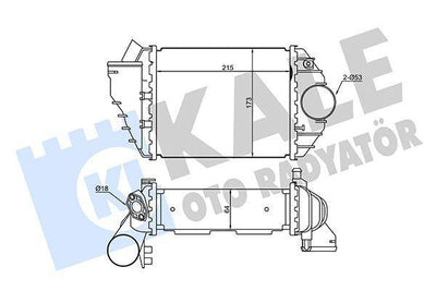KALE Turbo Radiator - Passat 2.5 TDI, A4 and Superb Models — Radiators & Fans