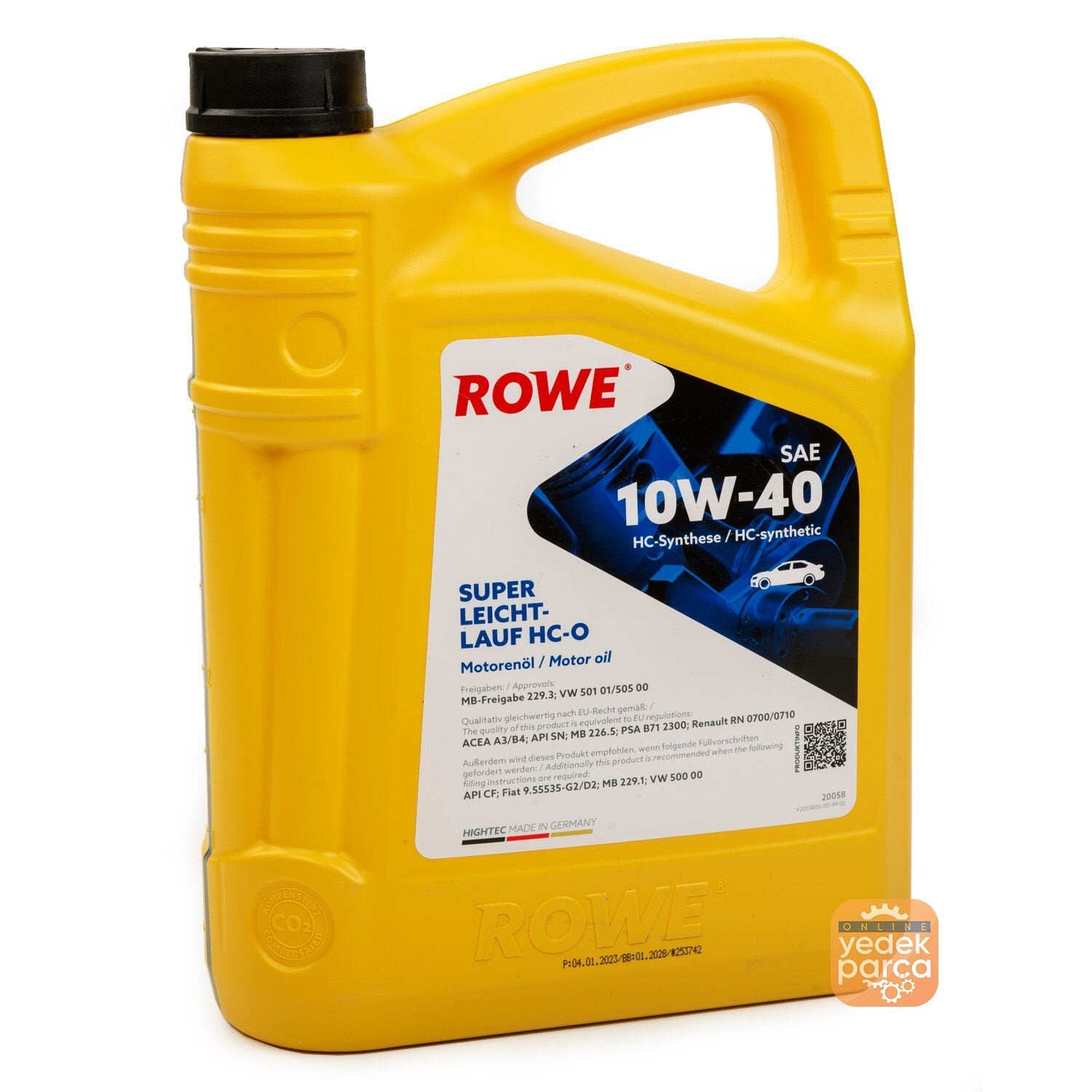 ROWE Hightec Super Leichtlauf HC-O 10W40 Engine Oil 4 Liters