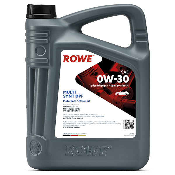 Rowe Hightec Multi Synt Dpf SAE 0W30 Engine Oil 5 Liters