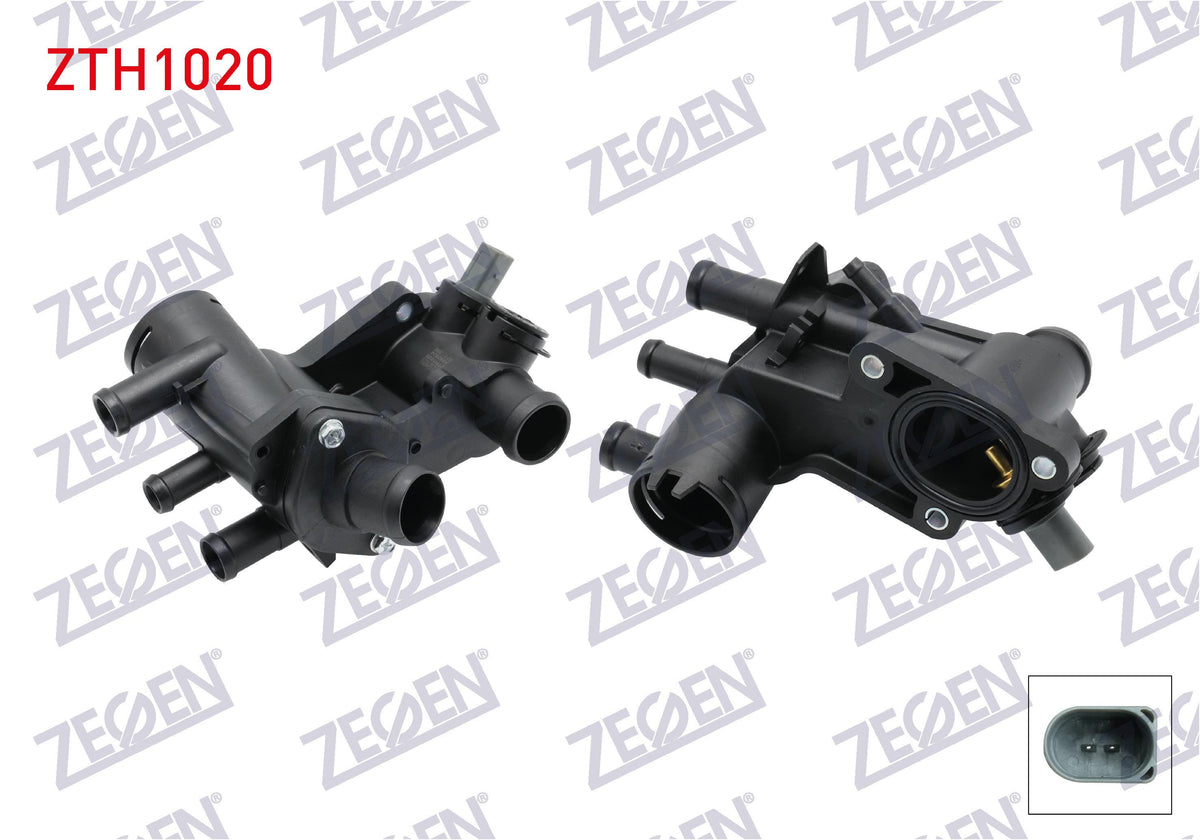 Zegen ZTH1020 Thermostat Complete with Switch 87 C VW Golf III 1.6 1991-1999 / Polo 1.4i 16V 1994-1 — Water Pump & Thermostat