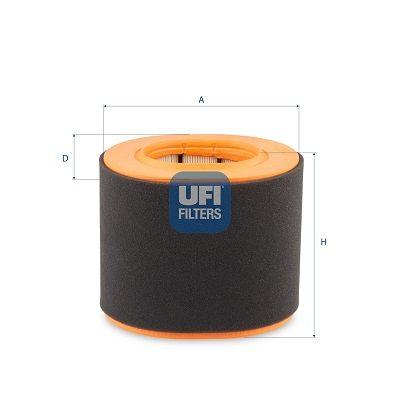 Ufi 27.J63.00 Air Filter Fiat Ducato Boxer Jumper 2.2 Mjet (Euro6) 21 > — Air & Cabin Filters