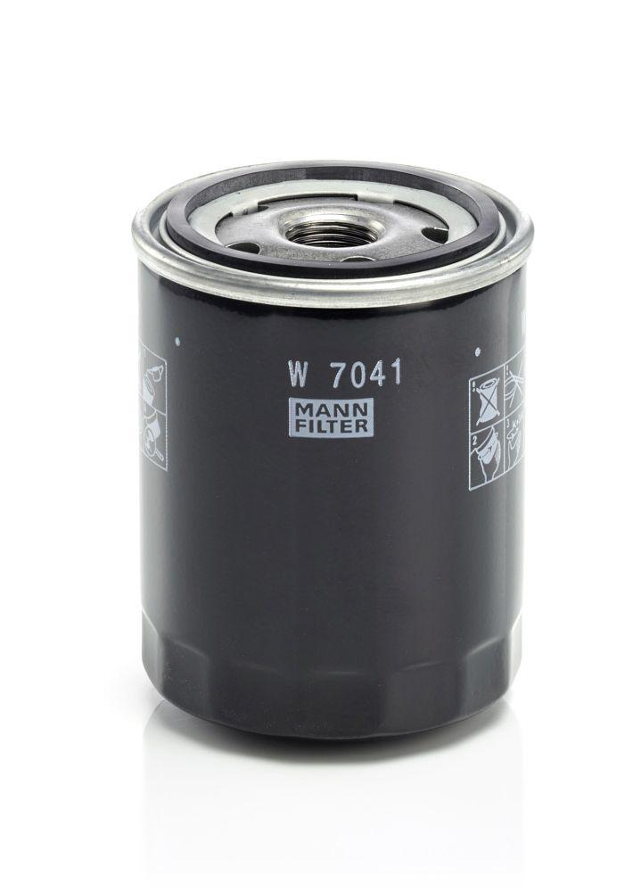 Mann W7041 Oil Filter Nissan Almera I (N15) 1.4-64 KW / 87 Ps-09.1995-07.2000 — Oil Filters