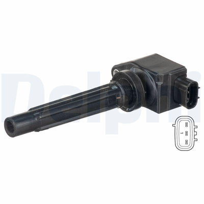 Delphi GN10439-12B1 Ignition Coil Suzuki Grand Vitara 2.0 3 with Connector — Coils & Plugs