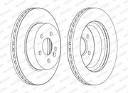 ferodo brake disc front ml-class w163, quality vented brake disc for ml-class FERODO Brake Disc Front ML-Class W163 1998-2005 | Set of 2 FERODO Brake Disc Front ML-Class W163 1998-2005 ferodo, brake-disc, ml-class, w163, car-parts, vehicle-brakes, mechanics, car-owners, auto-repair, ai-generated