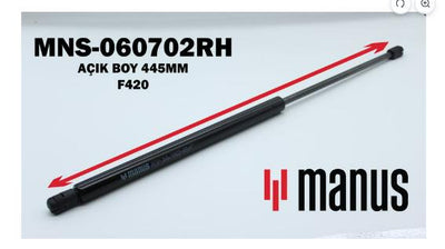 MANUS 060702RH Trunk Gas Strut Citroen C3 02>09 Left & Right Set of 2 — Support Rods & Struts