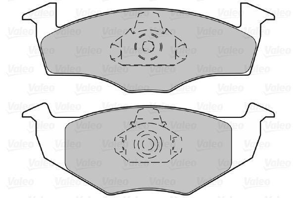 vale-670403-front-brake-pads, front-view-of-vale-670403-brake-pads, technical-specifications-of-vale-670403-brake-pads VALEO 670403 Front Brake Pads - Precision Fit for Volkswagen Cars | 5.6 x 2.0 x 0.6 in VALEO 670403 Front Brake Pads for Volkswagen valeos-brake-pads, volkswagen-brake-pads, car-parts, automotive-repair, braking-system, front-brake-pads, mechanic-tools, vehicle-safety, ai-generated, brake-system-components