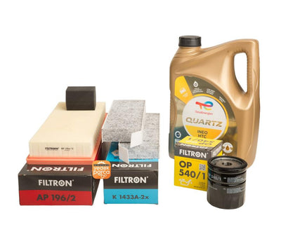 Filtron Opel Corsa F 1.2 Puretech Gasoline Periodic Oil Service Filter Set with Carbon Pollen HT — Maintenance & Service Kits