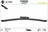 SWF 119522 Rear Wiper Blade for BMW 1 Series - 11 Inch Length - Car Owners and BMW Users — Wipers