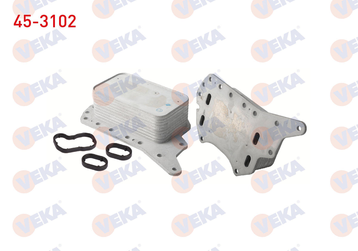 Veka 45-3102 Oil Cooler Single Renault Megane III 1.5 dCi 2008-2015 / Megane IV-Traffic III-Kadjar-Scenic IV-Tal — Oil System