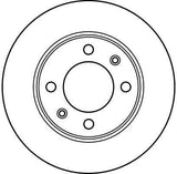 TRW DF2581 Rear Brake Disc — Brake Rotors & Drums