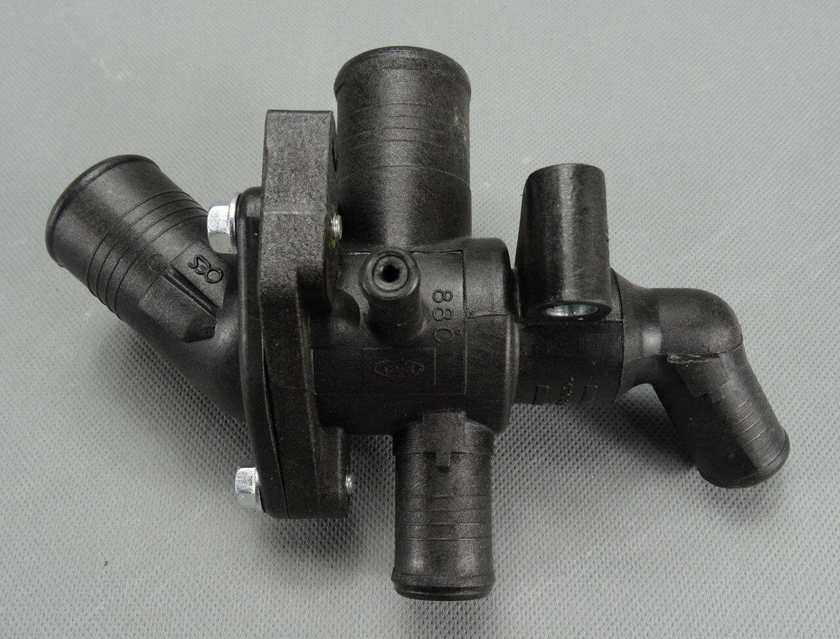 Ford Transit Original Thermostat Body - Compatible with 2001-2007 2.4L Models — Water Pump & Thermostat
