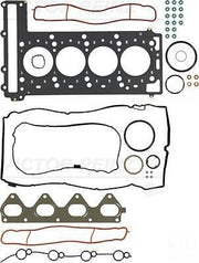 victor cylinder head gasket set, empty packaging of victor cylinder head gasket set, close-up of victor gasket set components Victor Cylinder Head Gasket Set (OM654.920) for W205, C257, W213 | Compatible with Multiple Models Victor Cylinder Head Gasket Set - OM654.920 victor, cylinder-head-gasket-set, om654920, automotive-parts, mechanics, car-maintenance, engine-gaskets, engine-repair, victor-gaskets, ai-generated