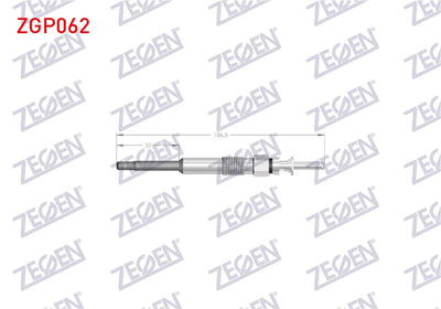 Zegen ZGP062 Glow Plug 11V BMW (E38, E39 and 2 more models — Coils & Plugs