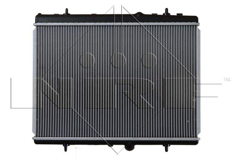 nrf 50438 motor water radiator front view, nrf 50438 motor water radiator side view, nrf 50438 motor water radiator installation NRF 50438 Motor Water Radiator - Compatible with P407 C5 II III & Xsara II | 2.0L 16V & HDI Variants NRF 50438 Motor Water Radiator for P407 C5 II III Xsara II nrf, motor-water-radiator, car-parts, vehicle-cooling-system, automotive-repair, car-maintenance, mechanics, car-owners, compatible-vehicles, ai-generated
