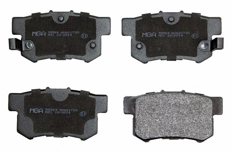 MGA 55569 Brake Pad Brake Rear-(Honda: Accord 90 > 98 / Rover-600 90 > / Suzuki: Sx-4 06 > / Swift 05 >) — Brake Pads