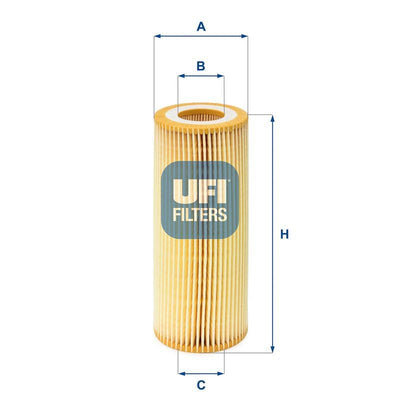 Ufi 25.021.00 Oil Filter BMW 04-13 1-Series (E87) 3-Series (E46) — Oil Filters