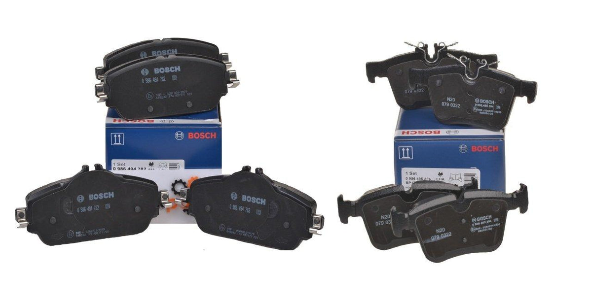 Bosch Brake Pad Set for Mercedes W205 C200 - Front & Rear - Compatible Non-AMG — Brake Pads