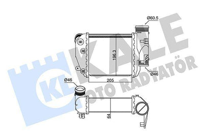 Kale Turbo Intercooler - Premium Cooling for Audi A6 3.0 TDI 2005-2012 — Turbo & Supercharger