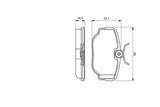 BOSCH 0986424564 — Brake Pads