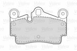 VALEO 670770 Rear Brake Pads - Reliable Performance for Touareg