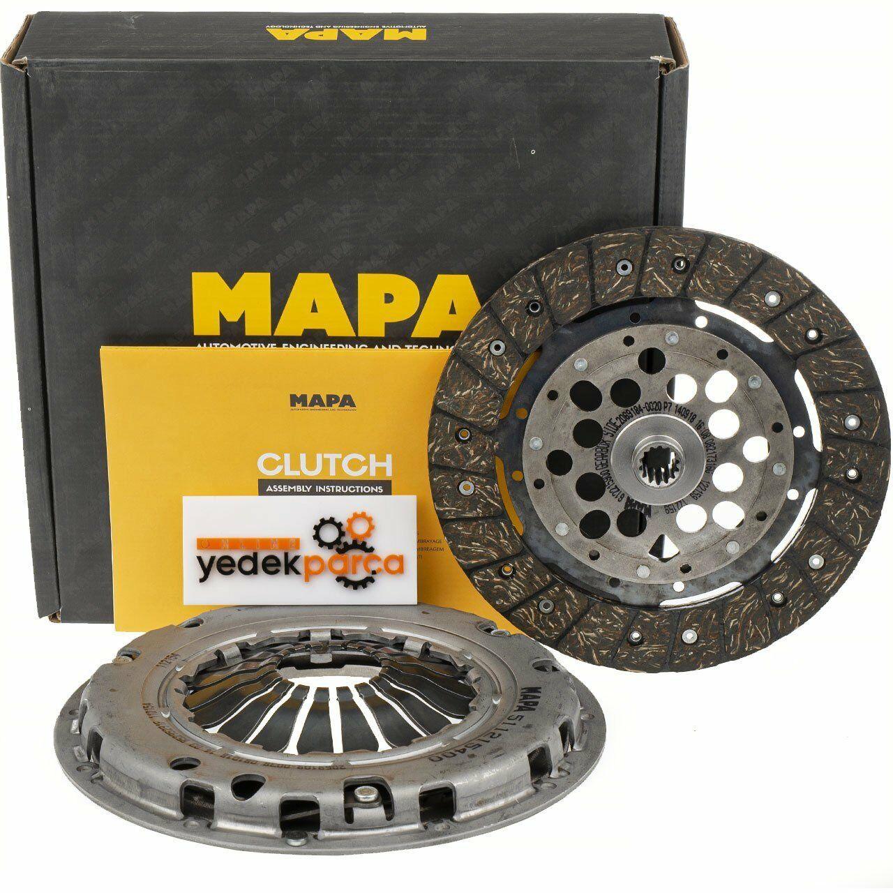 MAPA clutch set for Ford Mondeo 2007-2014, High-quality replacement part for Ford Mondeo clutch, Clutch set installation guide for Ford Mondeo MAPA Clutch Set for Ford Mondeo 2007-2014 - High-Quality Replacement for 1.6 Gasoline Models | OEM Compatible MAPA Clutch Set for Ford Mondeo 2007-2014 ford-mondeo, clutch-set, replacement-part, car-maintenance, mechanics, automotive-parts, turkish-made, high-quality, 1-6-gasoline, ai-generated