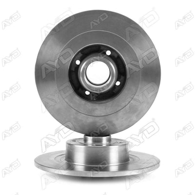AYD 10-50520 Brake Disc Megane II 03-09 Sw / Scenic II 03-09 Rear Straight without Bearing 270-4 — Brake Rotors & Drums