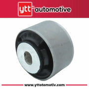 ytt y9545 rear suspension bushing set package, installation of ytt y9545 on vehicle, close up of ytt y9545 suspension bushing YTT Y9545 | Rear Suspension Bushing for Transit Courier 14, Fiesta VI 08, and Mazda II 07-On | Set of 4 YTT Y9545 Rear Suspension Bushing ytt, suspension-bushing, car-parts, mechanics, vehicle-upgrade, car-maintenance, auto-accessories, set-of-4, transit-courier, ai-generated